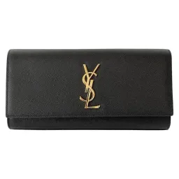 Saint Laurent Kate Leather Clutch Black for rent on The Volte - image 2