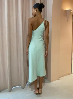One Fell Swoop Iris Midi Dress Mint Pastel Size 6 for rent on The Volte - image 2