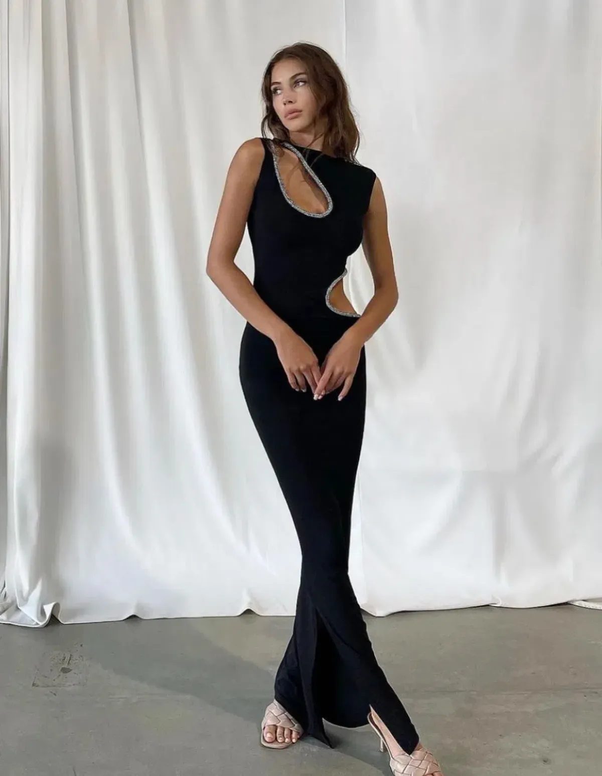 Ivona Skelo Vivia Dress Black Size small - Image 1