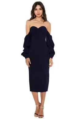 Mossman The Dark Days Dress Navy Size 8 for rent on The Volte - image 2