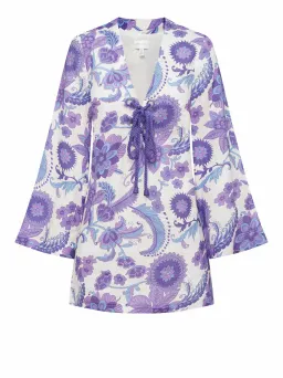 Alice McCall Blueberry Nights Dress Jacaranda Print Size 6 for rent on The Volte - image 6