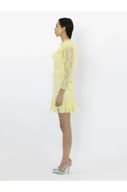 Alice McCall Love My Way Mini Dress Lemon Yellow Size 6 for rent on The Volte - image 5