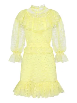 Alice McCall Love My Way Mini Dress Lemon Yellow Size 6 for rent on The Volte - image 6