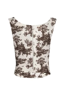 Miaou Imogene Corset Top Print Size S for rent on The Volte - image 4