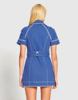 Alice McCall Saturdays Mini Dress Blue Size 8 for rent on The Volte - image 4