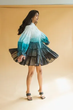 Aje Cosmos Cut out Mini Dress Print Size 10 for rent on The Volte - image 4