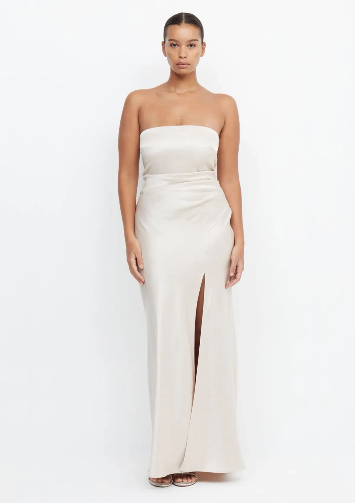 Bec & Bridge Dreamer Strapless Dress Sand Size 8  - Image 1