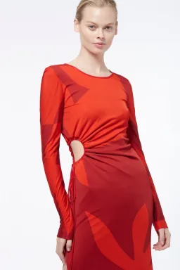 Manning Cartell Incredible Flame Tree Dress Red Size 10 for rent on The Volte - image 2