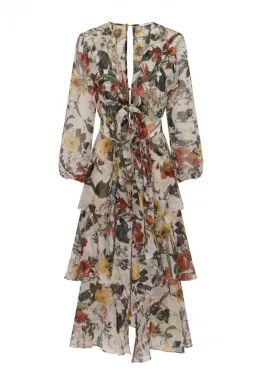 Sheike Cupid Floral Tiered Dress Mulit Size 6  for rent on The Volte - image 3