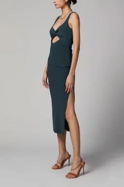 Bec and Bridge Joelle Midi Dress Fern Size 8 for rent on The Volte - image 2