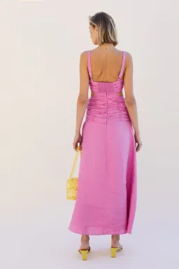Suboo Aster Maxi Dress Pink Size 8 for rent on The Volte - image 2