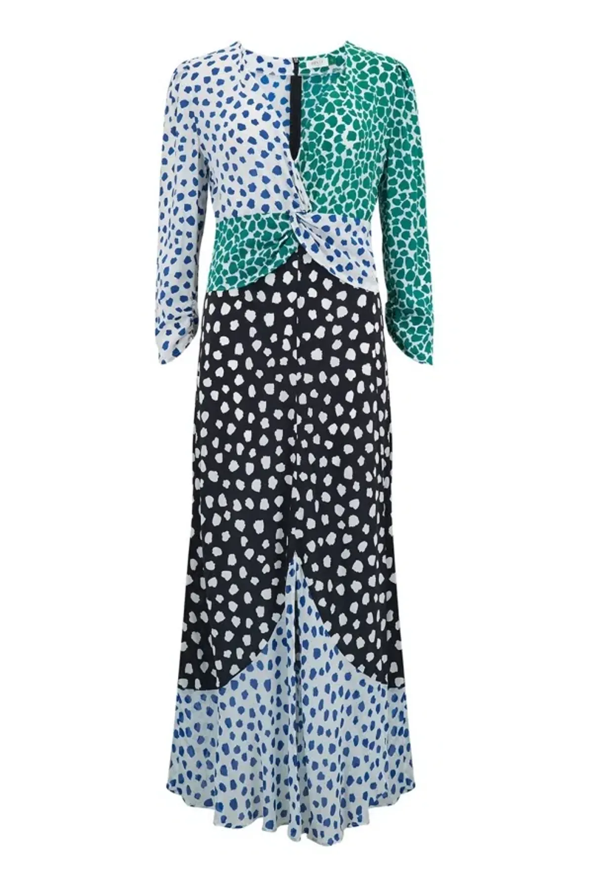 Rixo Chelsea Psychedelic Tulip Spot Dress Print Size 8 - Image 4