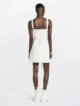 Dion Lee Laced Utility Corset Dress in Unbleached Size 6  for rent on The Volte - image 3
