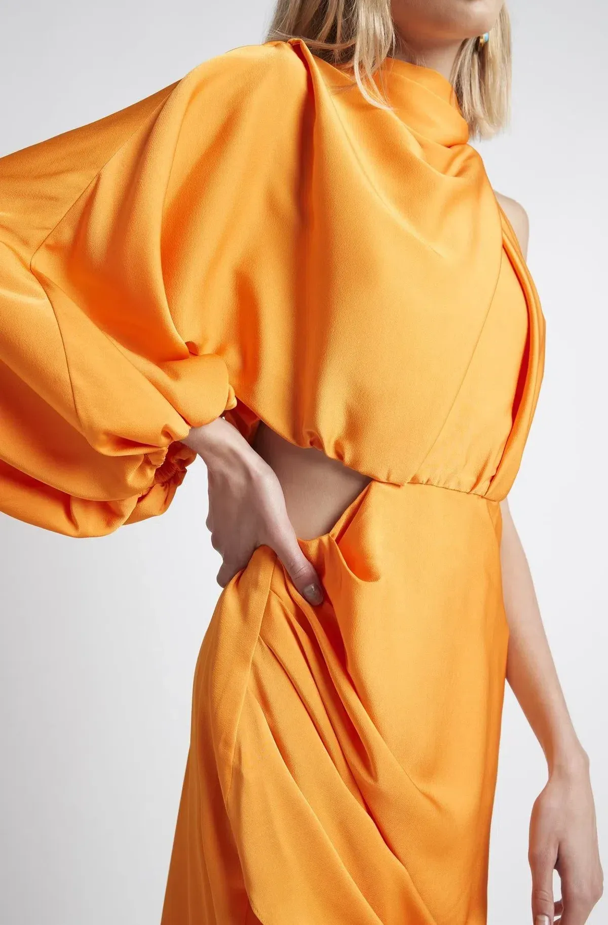 Sheike Juliet Dress Striking Orange Size 8  - Image 2