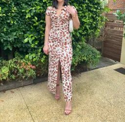 Bec & Bridge Phillipa SS Maxi Dress Print Size 6 for rent on The Volte - image 6