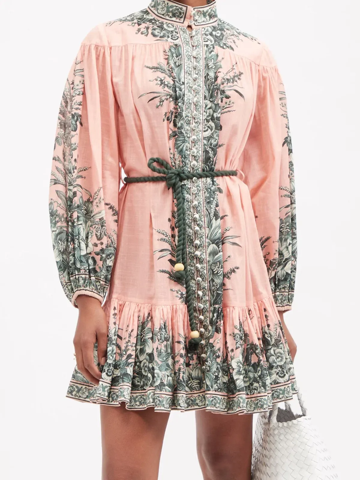 Zimmermann Moonshine Floral Mini Dress Print Size 10 - Image 2