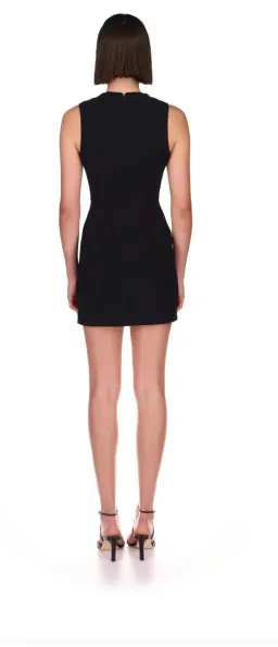 Nicola Finetti Carla Mini Dress Black Size 6 for rent on The Volte - image 3