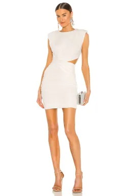 Misha Tomasina Mini Dress White Size 10  for rent on The Volte - image 3