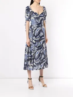 ALice McCall Royal Paisley Midi Dress Print Size 6 for rent on The Volte - image 2