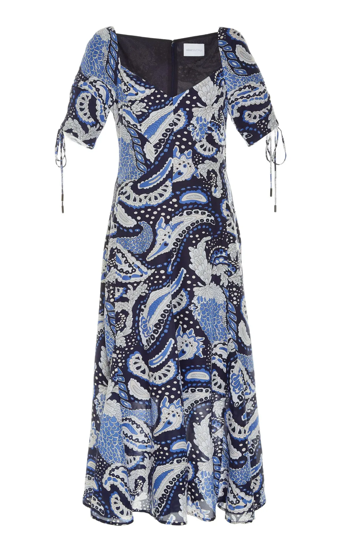ALice McCall Royal Paisley Midi Dress Print Size 6 - Image 5