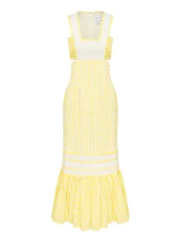 Alice McCall Mango Wild Angels Midi Dress Yellow Print Size 12 for rent on The Volte - image 5
