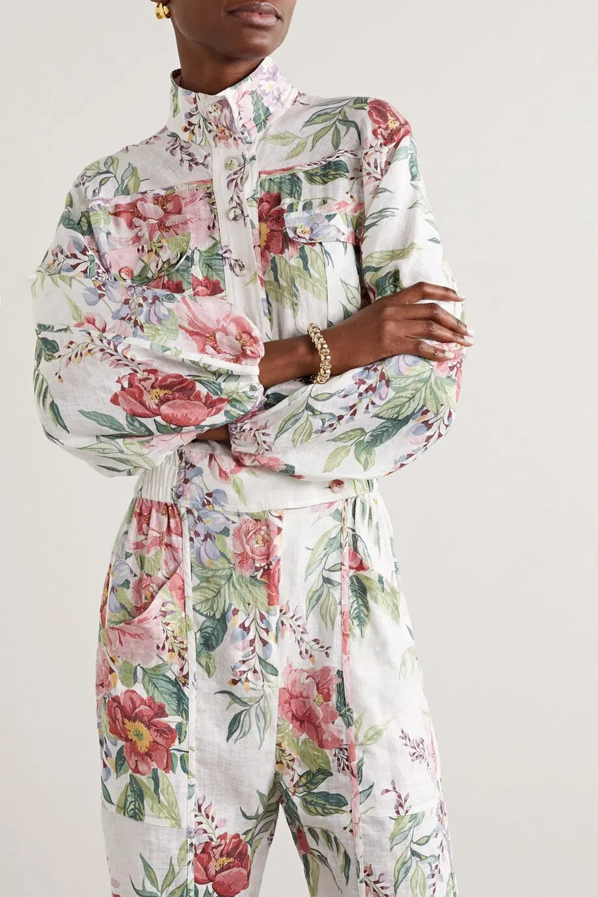 Zimmermann Bellitude Floral-print Jumpsuit Floral Size 0/AU 8 - Image 2