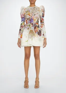 Zimmermann Prima Panelled Mini Dress Floral Size 1 / Au 10 for rent on The Volte - image 2