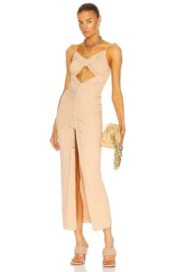 Dion Lee Gathered Butterfly Dress Nude Size 6 for rent on The Volte - image 4