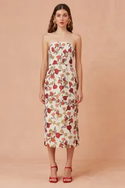 Keepsake the Label Feel Good Midi Dress Print Size 8 for rent on The Volte - image 1