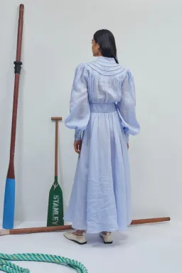 Alemais Felicia Midi Dress Purple Size 12 for rent on The Volte - image 3