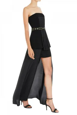 Sass & Bide See Then Saw Dress Black Size 12 for rent on The Volte - image 2