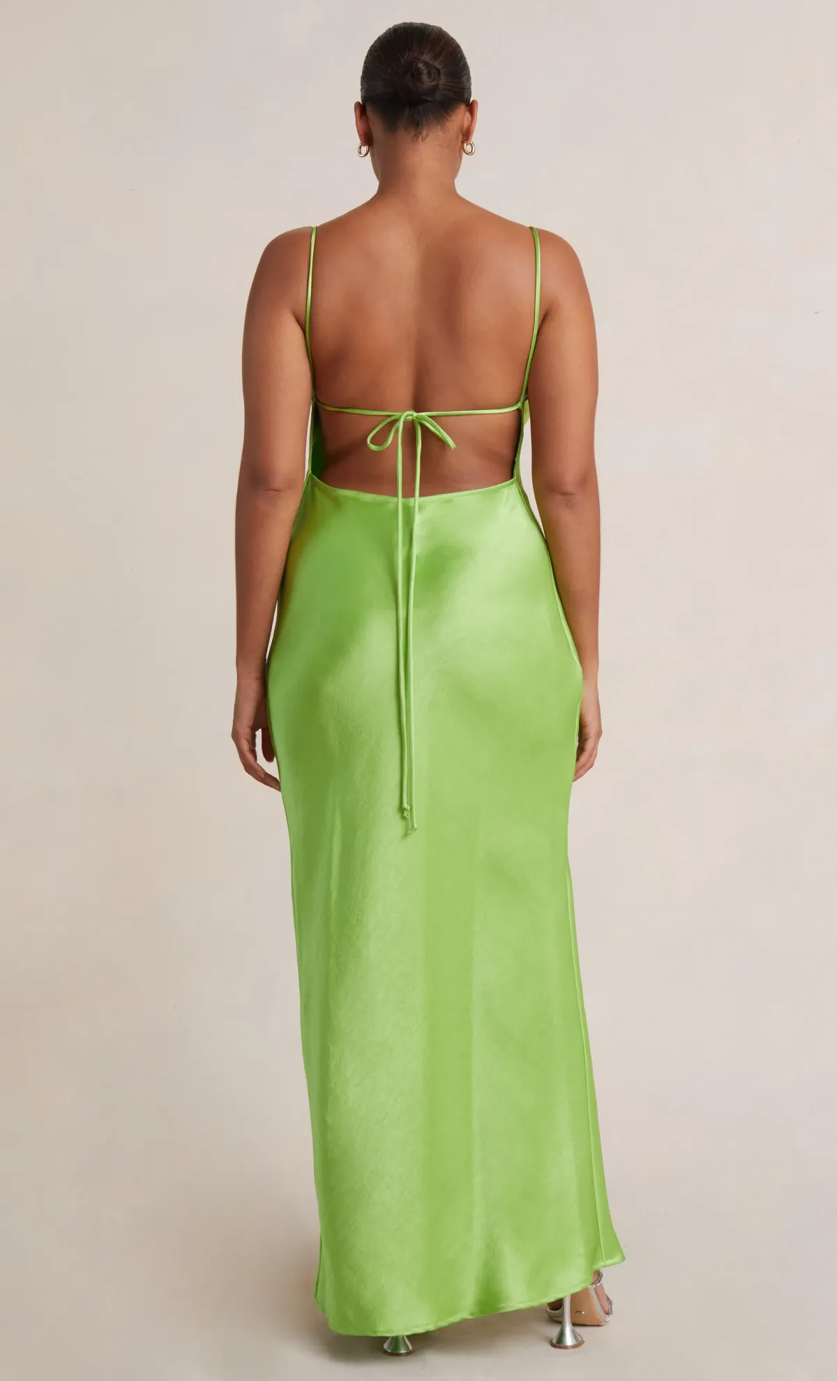 Bec & Bridge The Dreamer Tie Back Maxi Dress Lime Green Size 10  - Image 7