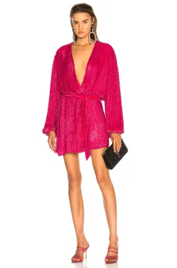 Retrofete The Gabrielle Robe Pink Size 8 for rent on The Volte - image 1