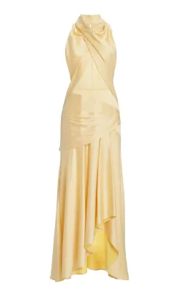 Acler Hillcrest Midi Dress Yellow Size 10 for rent on The Volte - image 6