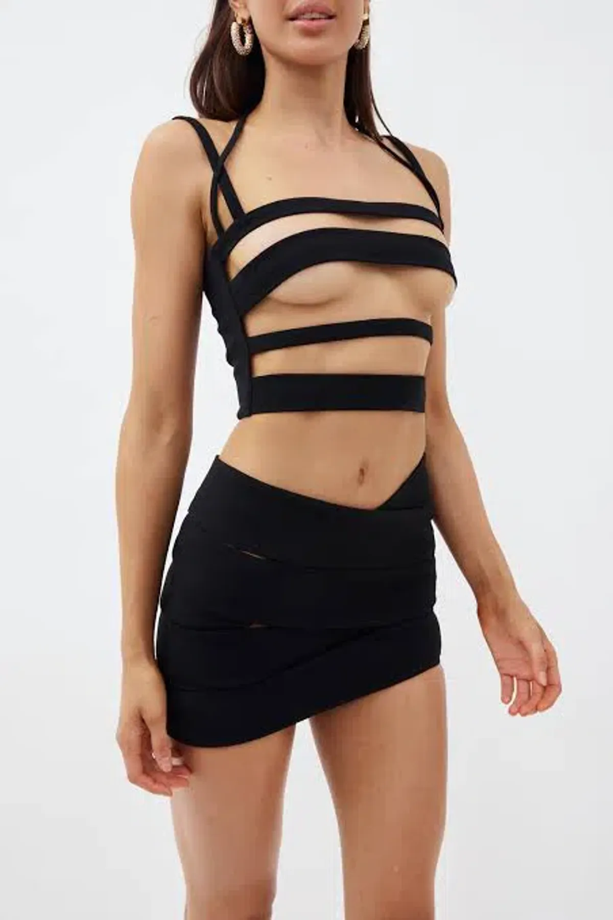 Monot Bandage Top Black Size 2 - Image 1