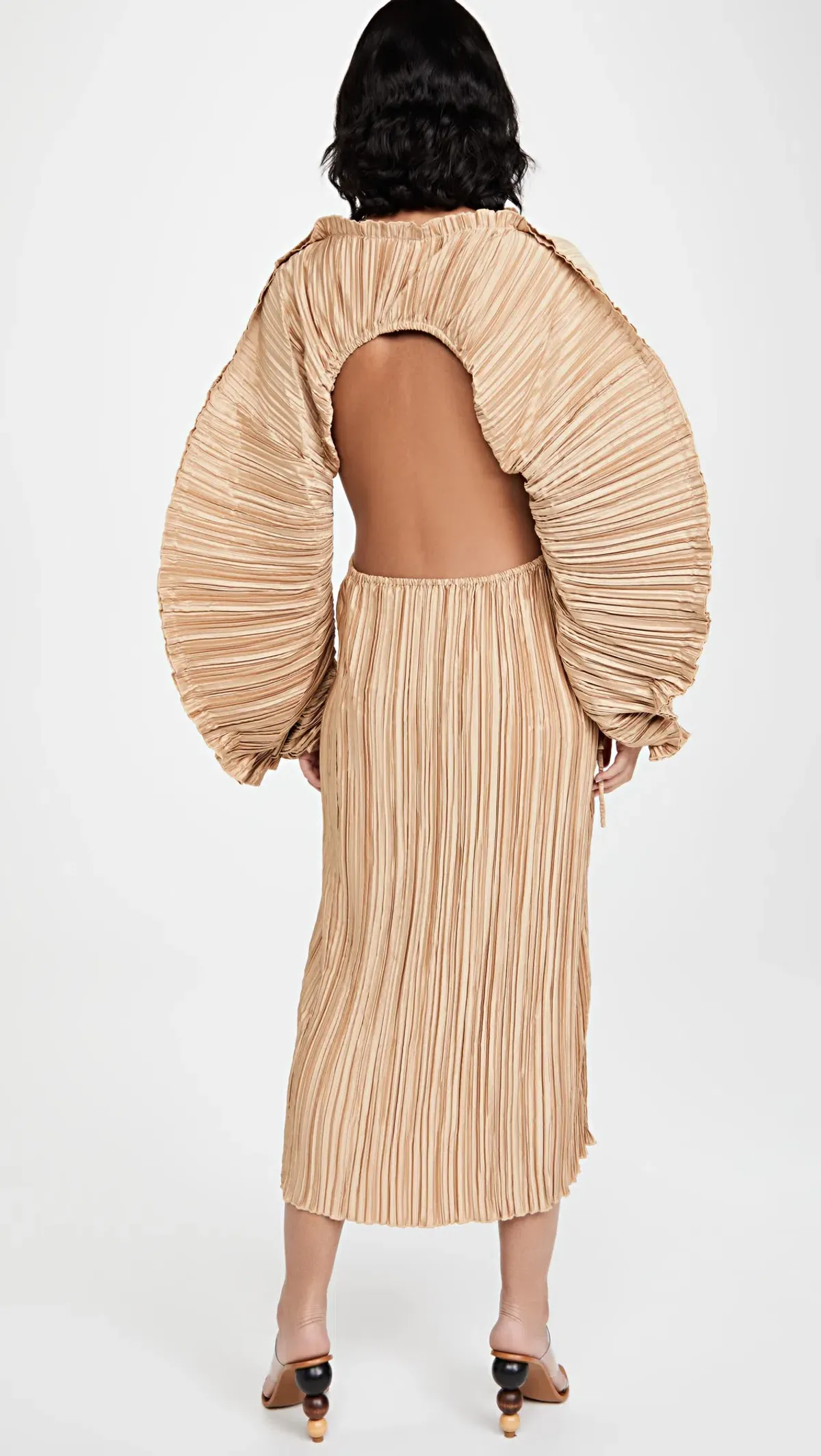 Cult Gaia Akilah Dress Brown Size 8 - Image 2