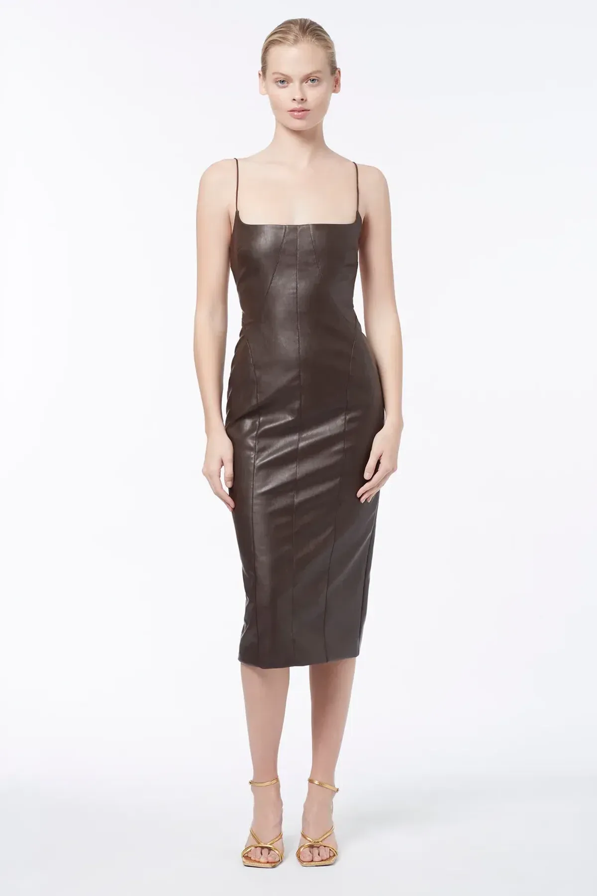 Manning Cartell Alter Egos Backless Dress Brown Size 8 - Image 1