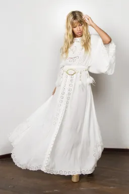 Fillyboo I Believe In Unicorns Dress in Ivory White Size M for rent on The Volte - image 1