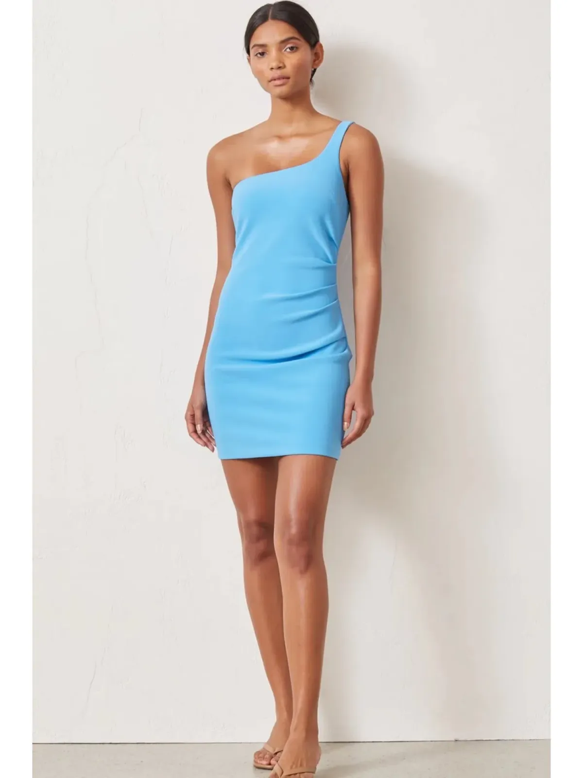 Bec & Bridge Paloma Mini Dress Blue Size AU 6 - Image 1