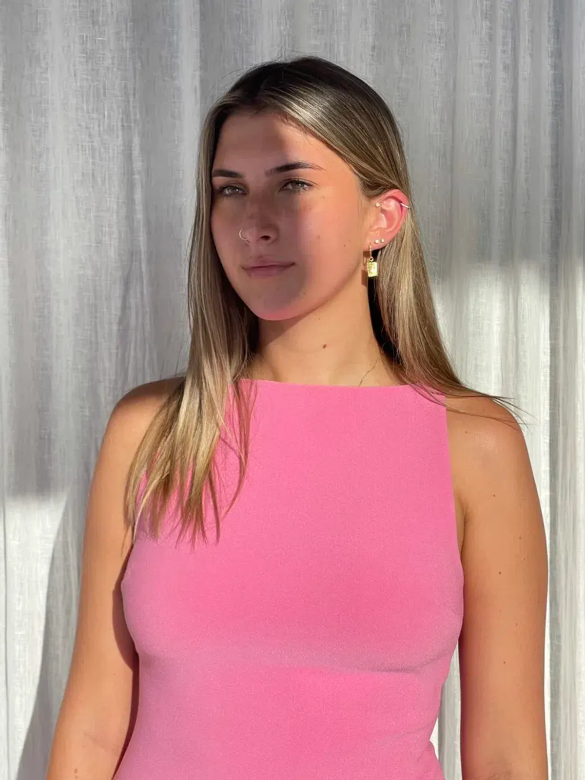 Bec & Bridge Clover Mini Dress Pink Size 10  - Image 5