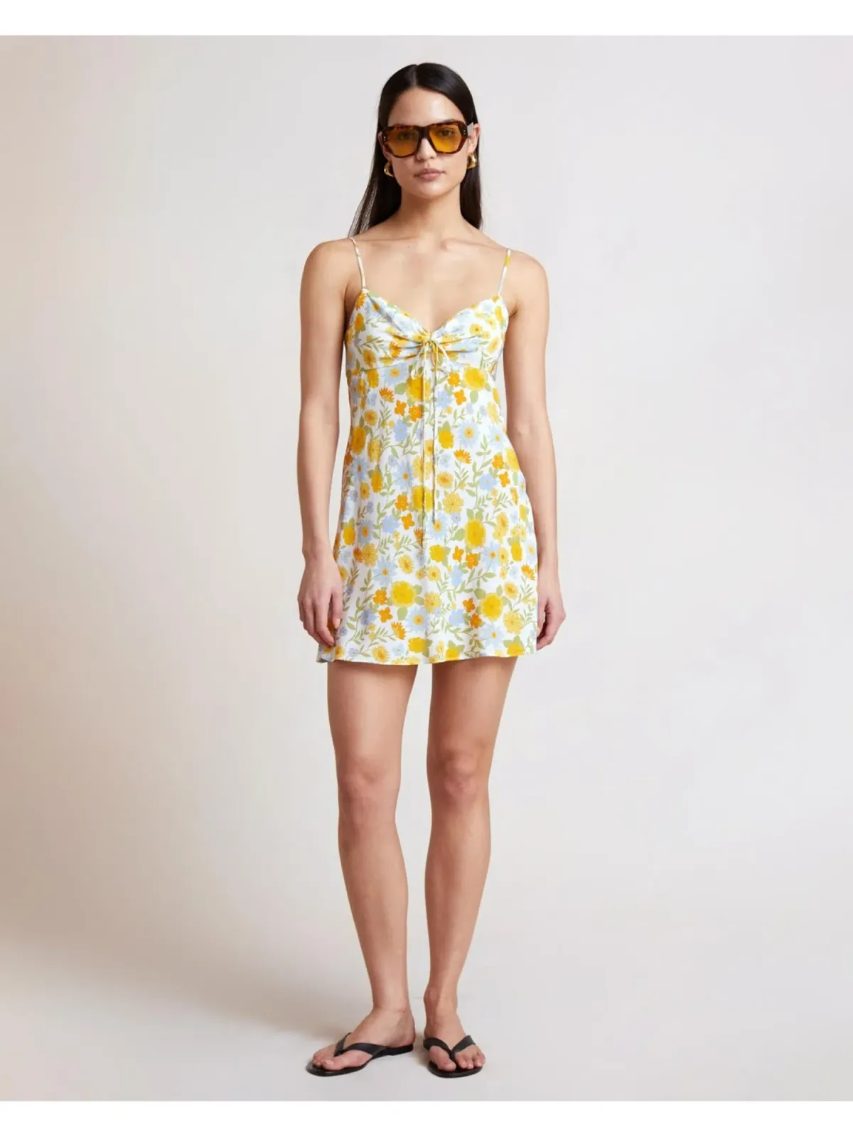 Bec & Bridge Cali Sun Mini Dress Print Size AU 6  - Image 1