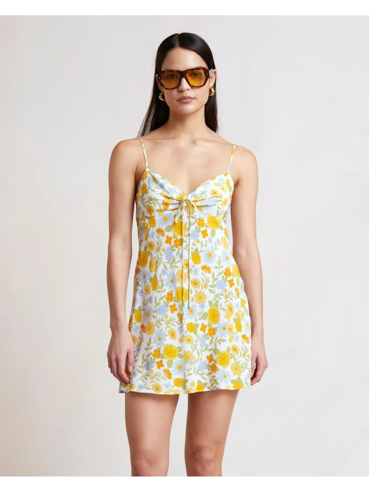 Bec & Bridge Cali Sun Mini Dress Print Size AU 6  - Image 2