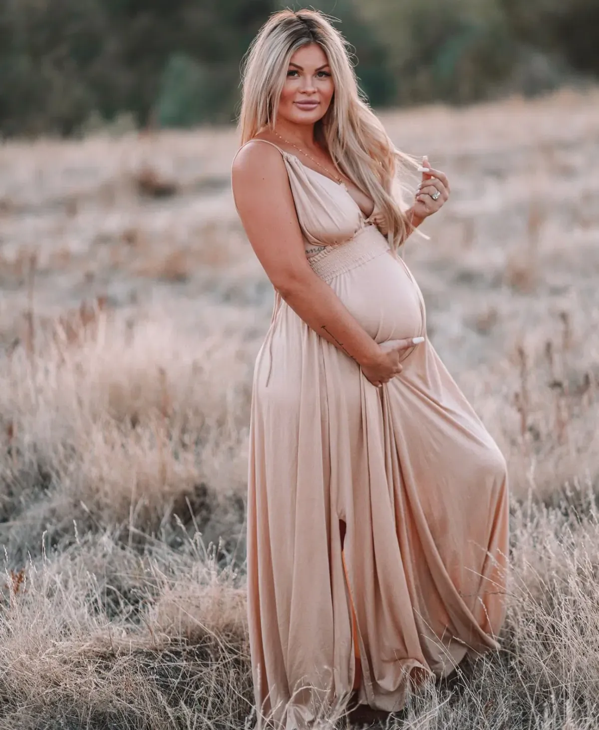 We Are Reclamation 'Everyday Is Joy' Slip Dress Nude - One Size Fits Most (XS-XXXL) - Image 12