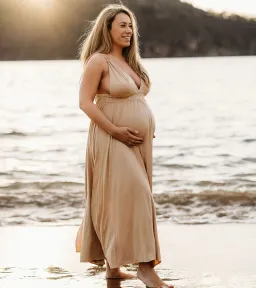 We Are Reclamation 'Everyday Is Joy' Slip Dress Nude - One Size Fits Most (XS-XXXL) for rent on The Volte - image 5