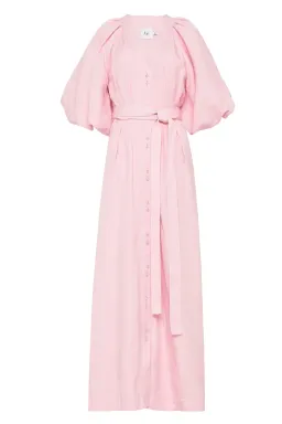 Aje Evermore Midi Dress Rose Pink Size 8  for rent on The Volte - image 5