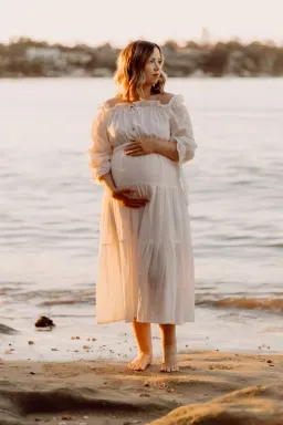 Co and Ry Goldie Maxi Dress White One Size  for rent on The Volte - image 2