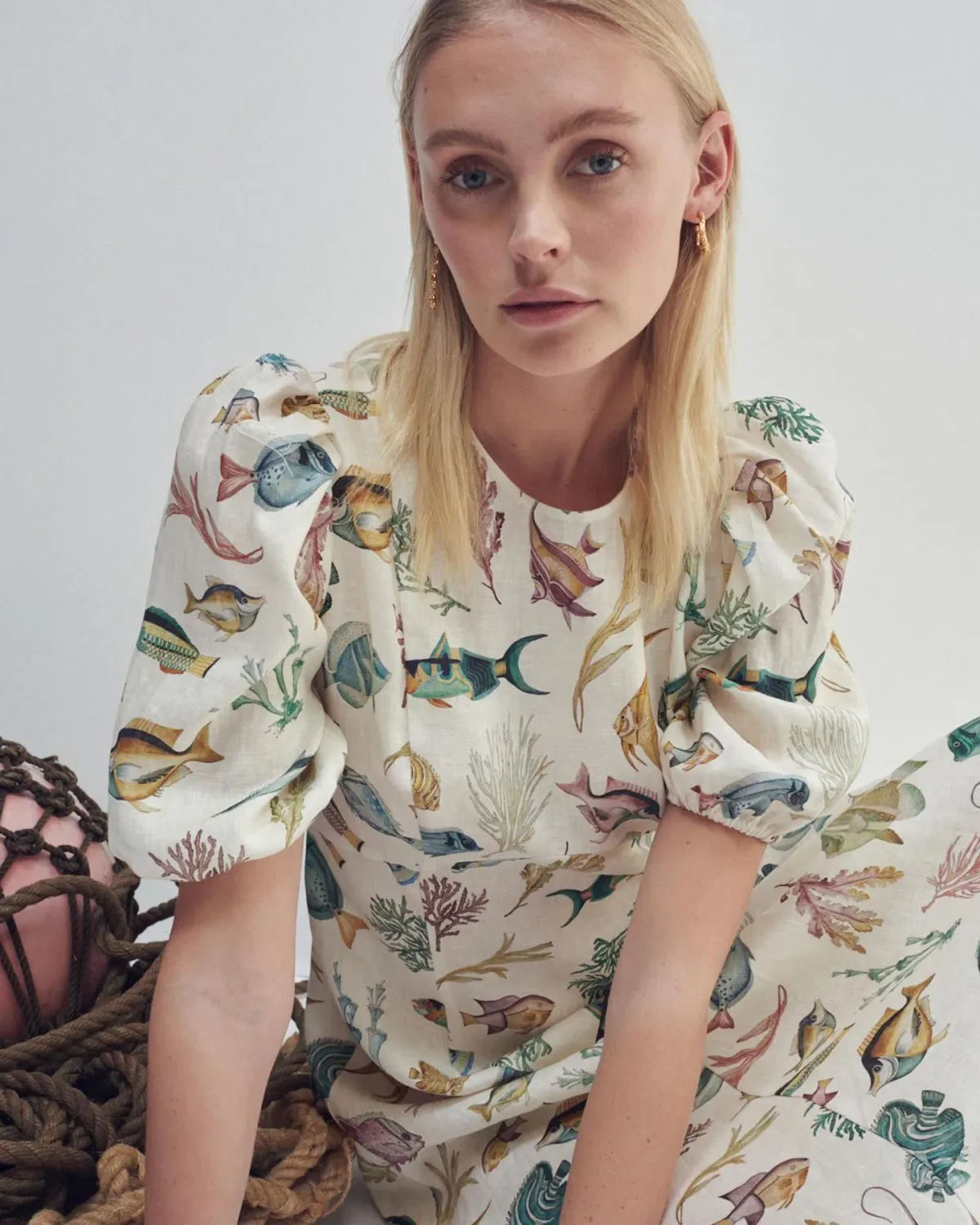 Alemais Wanda Midi Dress Print Size 12  - Image 2