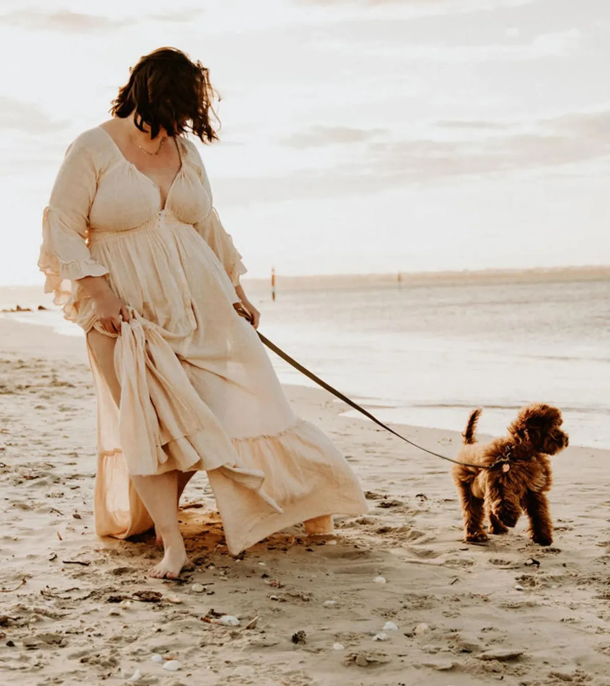 We Are Reclamation Dreams Like These Gown Beige - One Size Fits Most (Aus 6-18) - Image 10