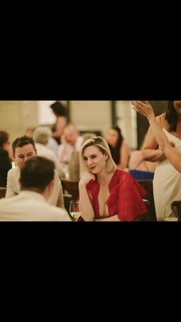 Manning Cartel Red lace dress for rent on The Volte - image 3