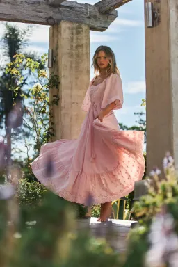 Coven & Co Starlight Gown Pink Size S/AU 10 for rent on The Volte - image 4